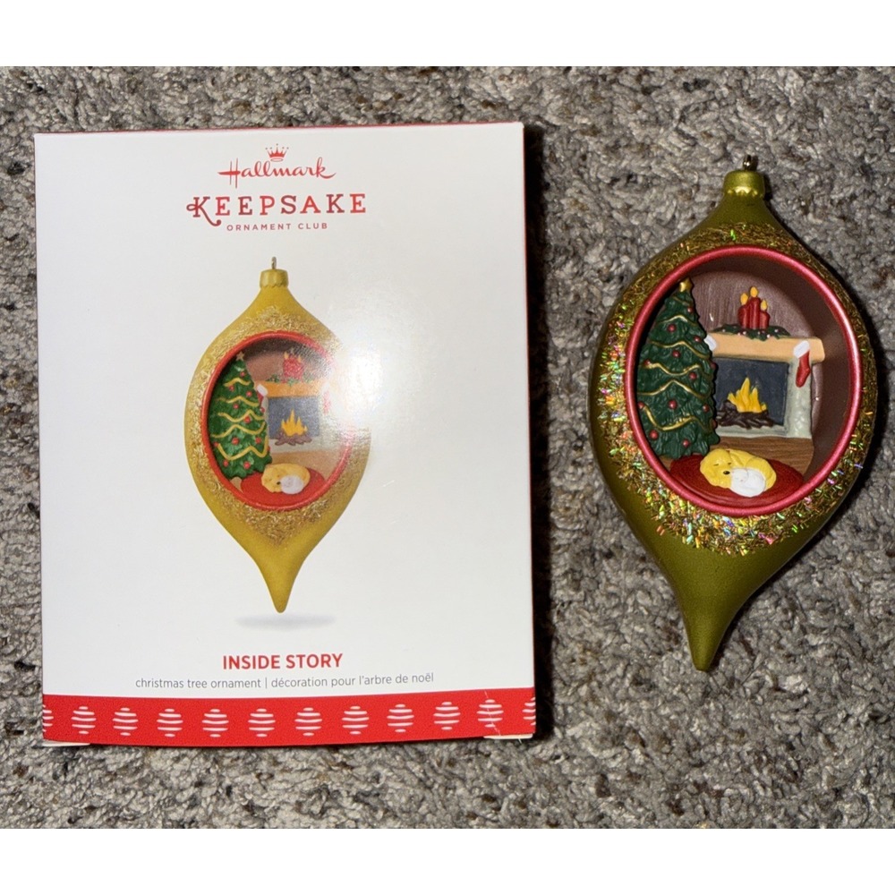 Hallmark 2017‎ Inside Story #2 in Series KOC Club Exclusive Ornament Dog